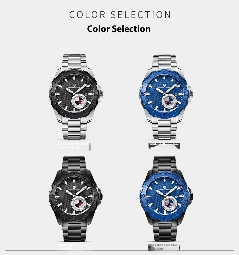 Mechanical watches, sports watches, high-end trendy men's watches, fashionable waterproof men's watches, steel straps