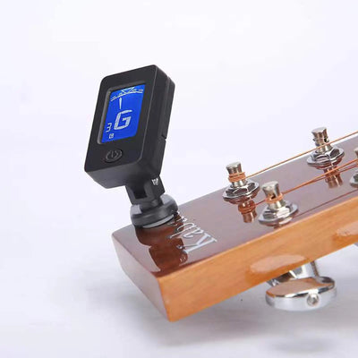 Guitar Tuner For All Instruments Clip On Electronic Tuner For Guitar Bass Ukulele Violin Mandolin Banjo Digital Guitar Tuner
