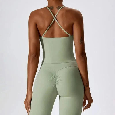 Yoga Bras Bare Sensation Back Beauty Sports Bra for Women Fitness Yoga Vest