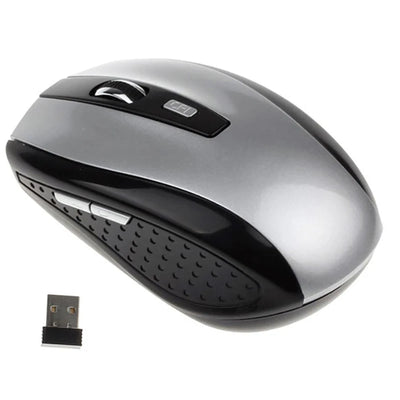 1pc High Quality 2.4G USB Red Optical Wireless Mouse 6D For Computer Laptop Gaming Mice Ergonomically-designed Wireless Mouse