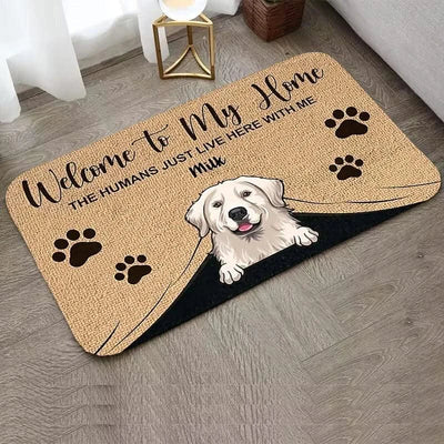 Custom Cute Cat Dog Children Room Mat Kitchen and Home Items Entrance Carpet Floor Mats Washable Non-slip Kitchen Rug Rugs Foot