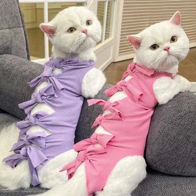 Cat Weaning Sterilization Suit Cats Anti-licking Sterilization Clothes Pet Surgery Recovery Suit Castration Wound Recovery Cloth