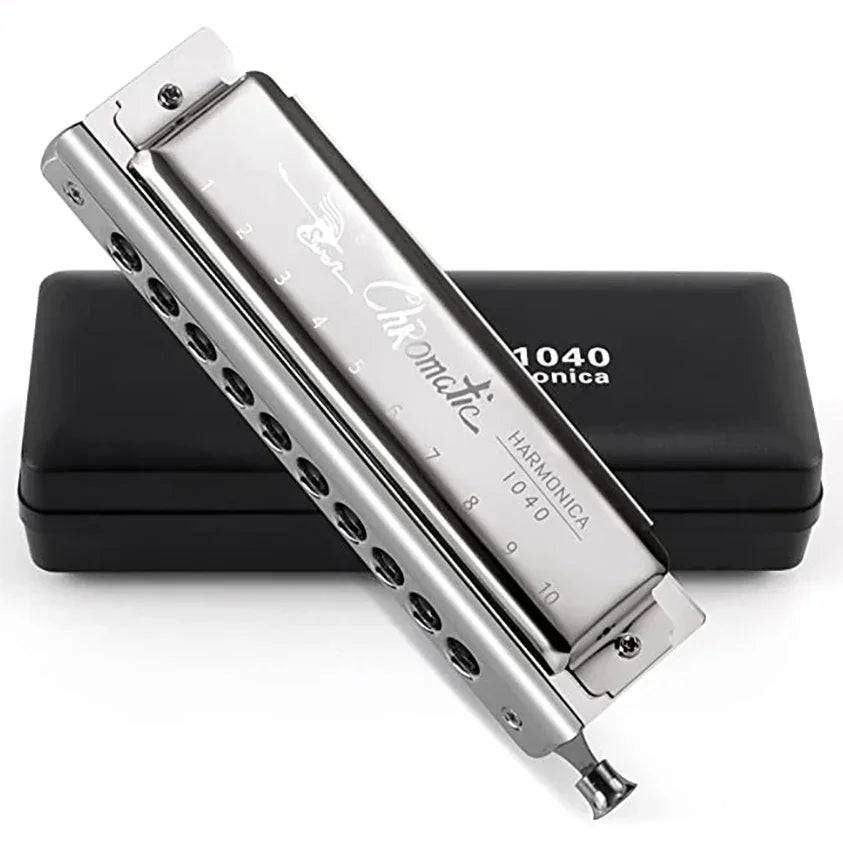 SWAN 1040 Chromatic Harmonica Key of C Professional Musical Instrument