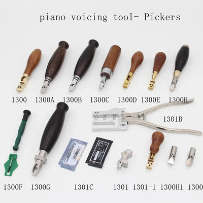 Piano tuning repair tools, pin pliers, pin headers, rotatable, retractable, bendable, gourd-shaped mahogany handle.