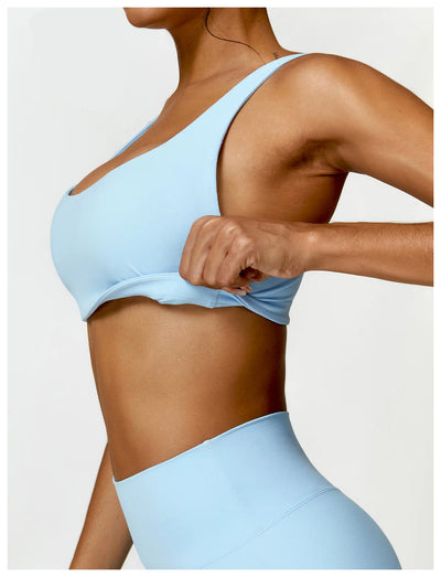 Women Underwear Sports Bras For Fitness Yoga Running Jogging Gym Wear Stretch Padded Sling Sport Top  Athletic Vest Yoga Bra