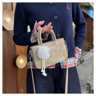 2025 New Women's Luxury Handbag Designer Small Square Purse Fashion Top Handle Crossbody Bag Elegant Shoulder Bag Trendy Clutch