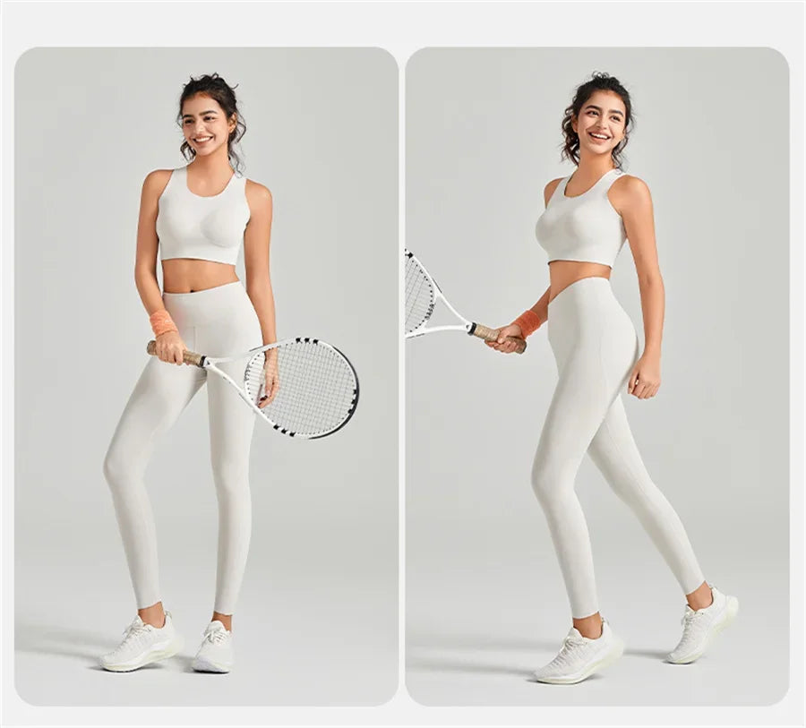 Summer Yoga Leggings For Women High Waist Breathable Quick Drying Pilates Running Jogging Fitness Girls Long Pants Gym Workout