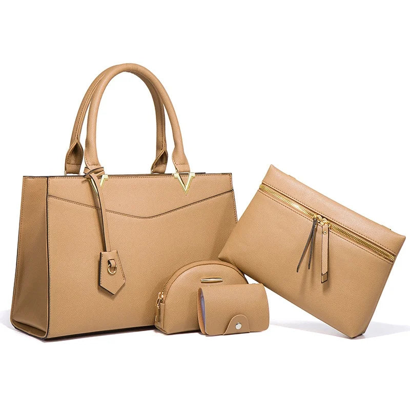 Women's Handbags Shoulder Bags For Female Luxury Designer Top-Handle Tote Bag Purse Wallet Quality Leather High-end texture