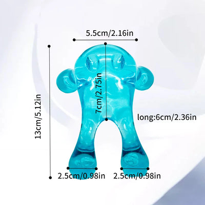 Frog-Shaped Full Body Massager Four Point Manual Massage Tools 4 Legged Pressure Point Handheld Massager Tools For Women And Men