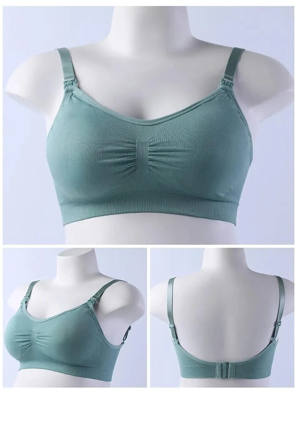 Maternity Bras Double Layer Seamless Bra Pregnancy Clothes Prevent Sagging Breastfeeding Women's Breathable lactancia Bra