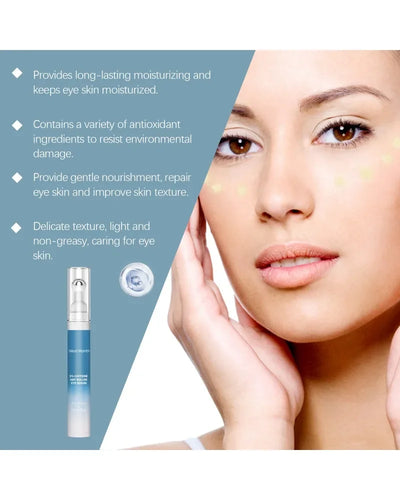 5% Caffeine Eye Serum Nourishing Moisture Under Eye Roller Cream 360° Massage Firming Serum For Dark Circles and Puffiness