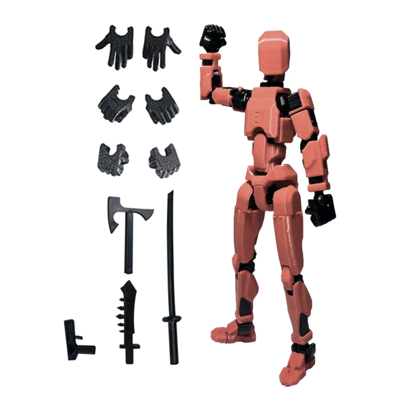 Multi-Jointed Action Figure Movable Shapeshift Robot 3D Printed Mannequin Dummy Figures Toys Kids Adults Parent-children Games