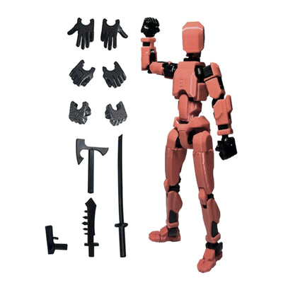 Multi-Jointed Action Figure Movable Shapeshift Robot 3D Printed Mannequin Dummy Figures Toys Kids Adults Parent-children Games