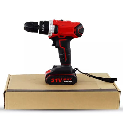 Charging hand DIY power tools 21V Electric cordless Screwdriver 2 features wireless hammer drill mini lithium battery