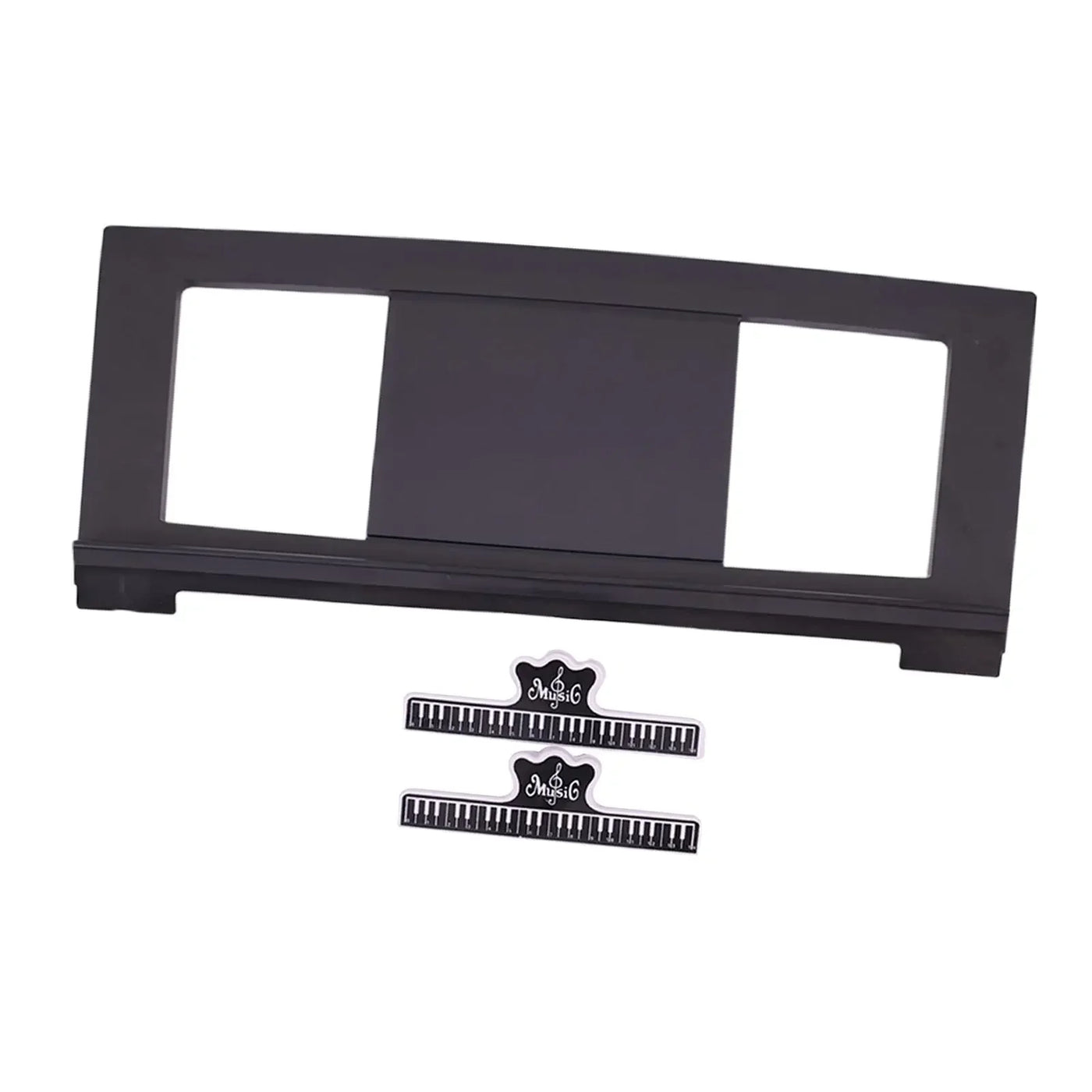 Electronic Piano Music Stand Keyboard Book Stand Storage Book Stand with Sheet Music Clips Music Sheet Stand Music Book Holder