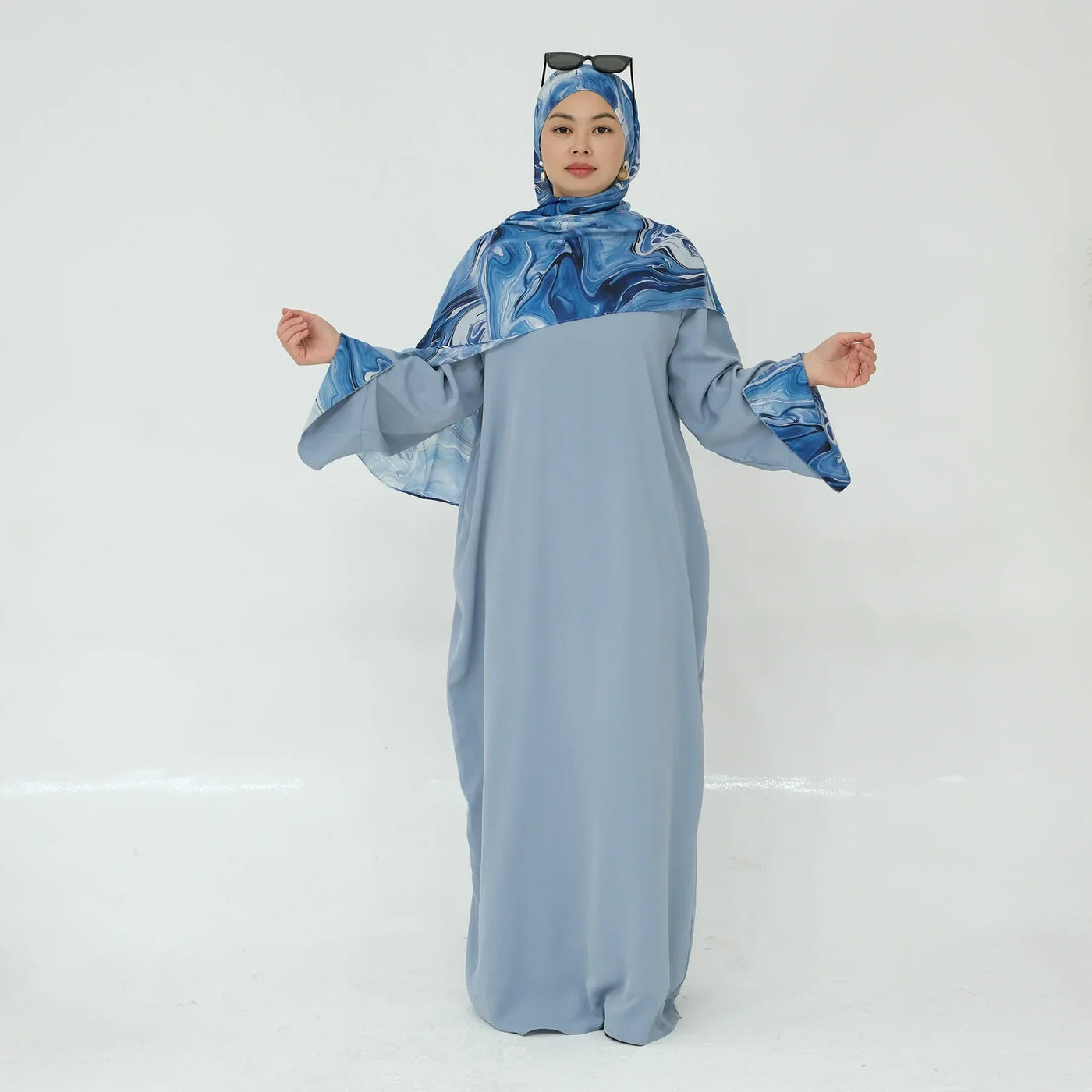 Muslim Maxi Dresses for Women Abaya Jalabiya Split Sleeve Eid Ramadan Morocco Dubai Kaftan Islam Vestidos Arab Long Robe 2025