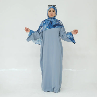 Muslim Maxi Dresses for Women Abaya Jalabiya Split Sleeve Eid Ramadan Morocco Dubai Kaftan Islam Vestidos Arab Long Robe 2025