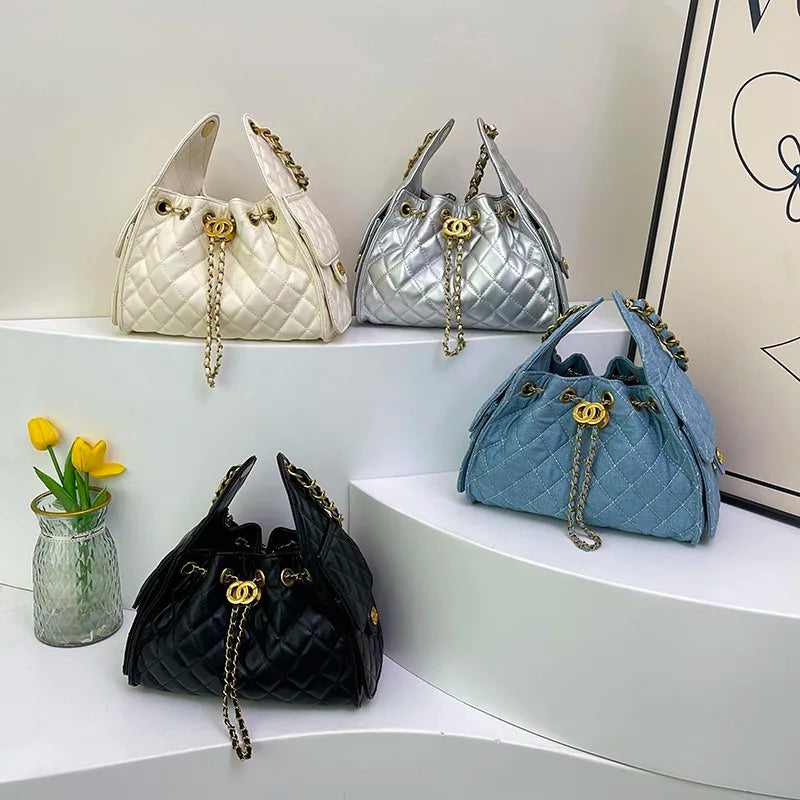 Famous Designer Inspired Elegant Tote Bag: Women's Spacious Leather Handbag With Shoulder Straps, Luxury Ladies