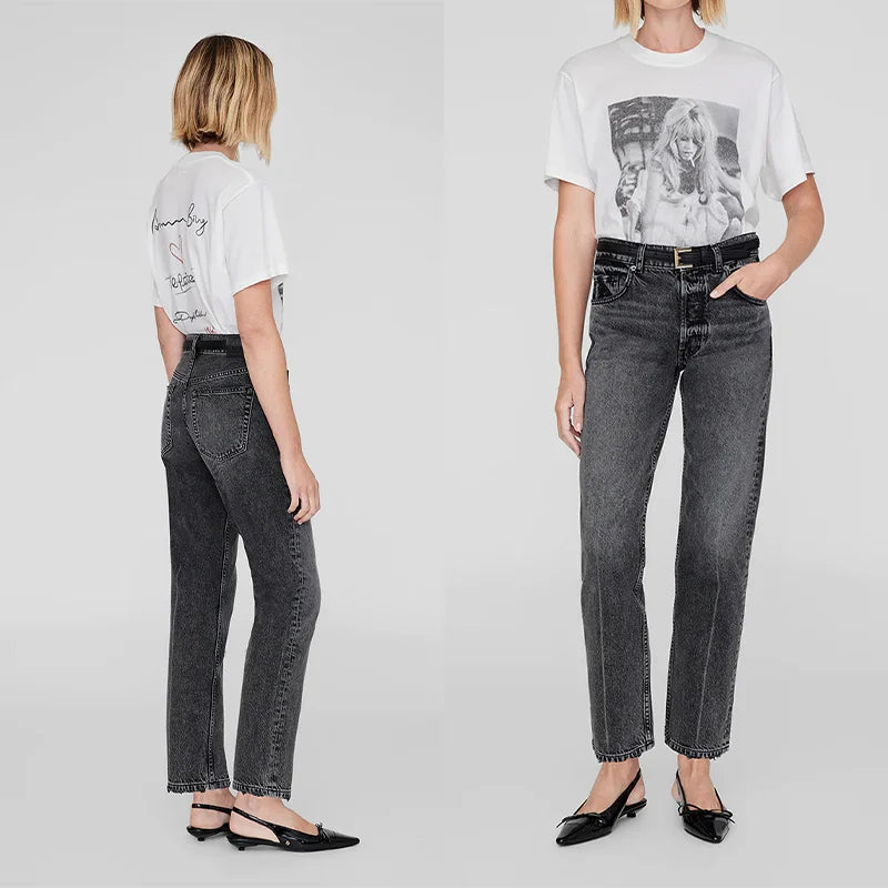 White Crew Neck T-Shirts Women Loose  Cotton Tees Female Casual Short Sleeve Tops Lady 2025 Summer T Shirt New