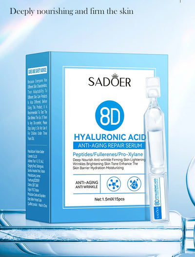 Hyaluronic Acid Face Serum Moist Tender Skin Deep Nourish Fullerenes Collagen Elastic Serum Brightening Lifting Skin Care Korean