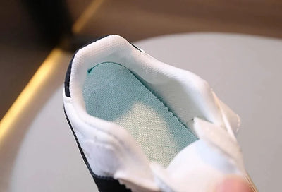 Spring Sport Shoes For Children PU Leather Ergonomics Kids Sneakers Soft-soled Children's Sneakers Boy's Girl's Tennis Shoes