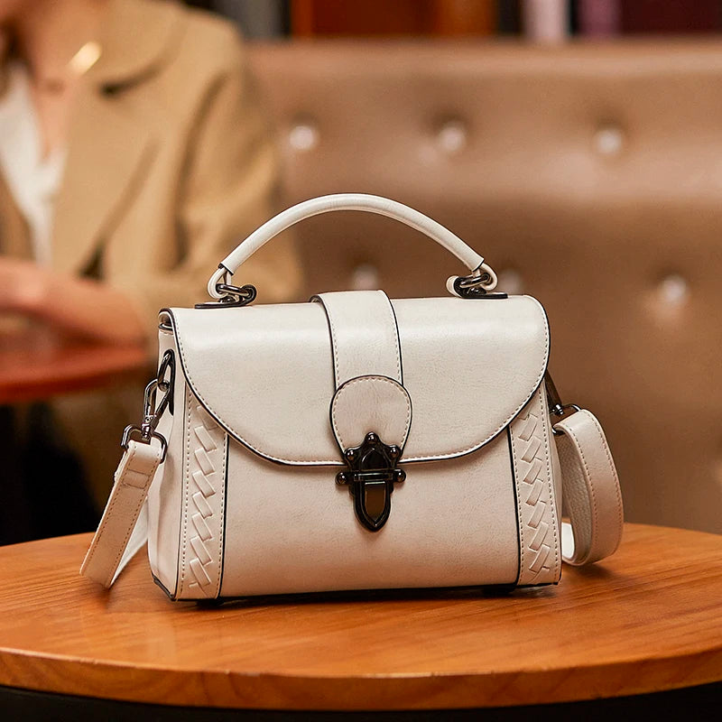 Women's Handbag Genuine Leather Hand Purses Luxury Fashion Female Shoulder The Tote Bag Designer With Top Handle Crossbody Bags