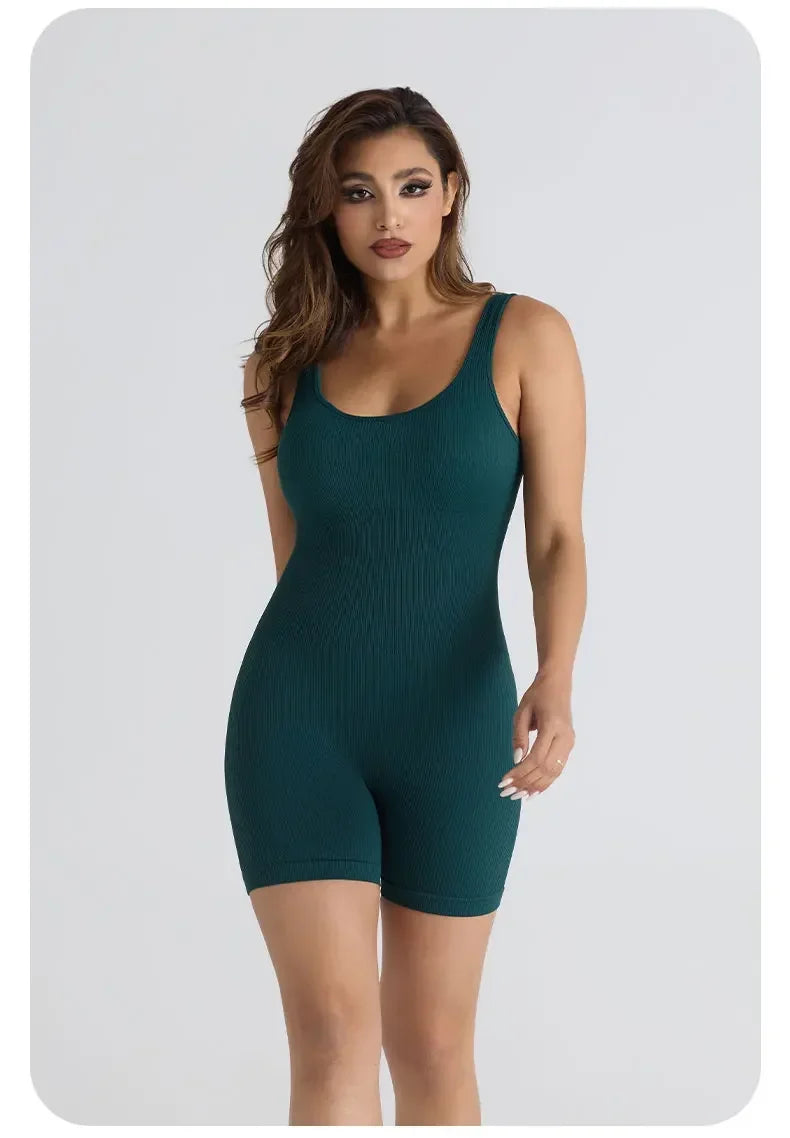Women's Summer Yoga Jumpsuit – Sexy Fitness Suit Without Awkward Lines, Including Leggings, Roupas Femininas for Workouts