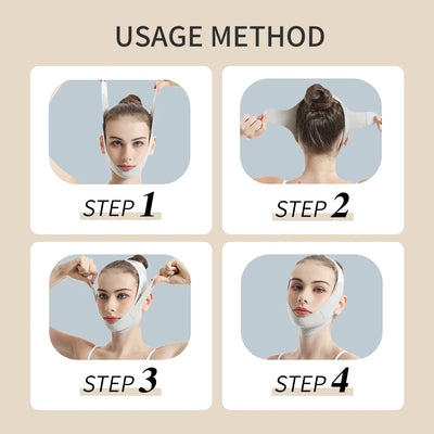 Reusable Face Slimming Bandage V Line Face Shaper Chin Cheek Lift Up Belt Facial Massage Strap Face Lifting Skin Care Tools