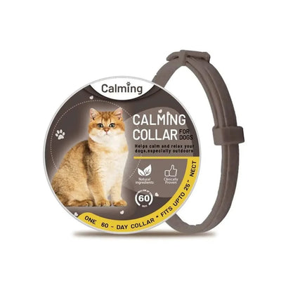 Pet Calming Collar for Dog Cat Waterproof  Adjustable Breakaway Pheromone Collar Reduce Stress Anxiety Relief Collar Pet Supply