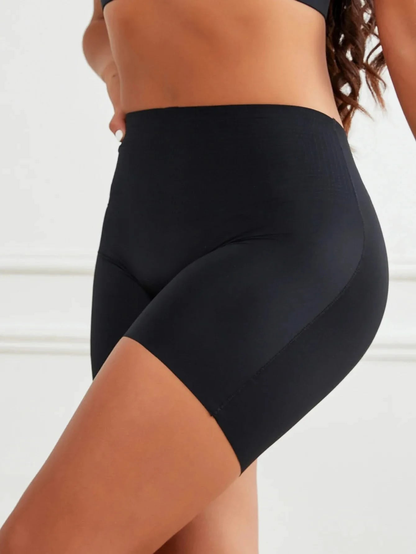 Flarixa Mid Rise Seamless Safety Shorts Boxer Briefs For Women Slip Shorts Tummy Control Shaping Panties Under the Dress Skirts