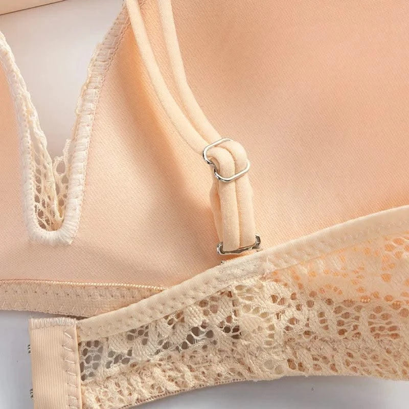 Women Bra Sexy Lace Bralette Floral Wireless Bra Female Underwear A B Cup Lingerie Soft Solid Color Fashion Brassiere
