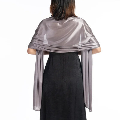 Elegant Silky Evening Dresses Shawls for Women Wedding Party Shawl Bride Bridesmaid Boleros Shrugs Banquet Capes Wraps
