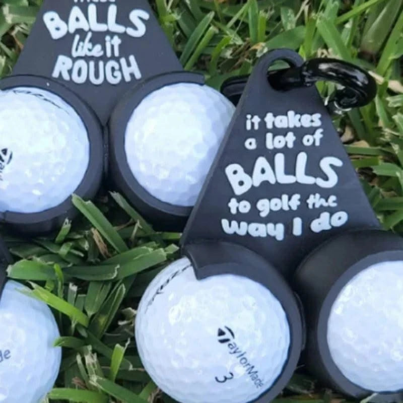 1PC DIY Accessories Mini Golf Ball Bag Funny Golf Ball Dispenser Easy Attachment To Bag Or Cart Portable Golf Ball Holder