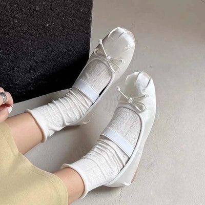 Women Butterfly-Knot Lolita Ladies Ballet Flats In Casual shoes, Sandals  Slides