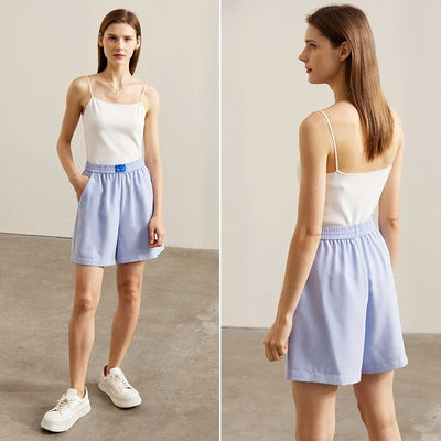 AMII Minimalism Women's blazer Fashion 2024 Summer Blazers Office Lady Two-piece Set Chic Female shorts Separately Sale 72311003