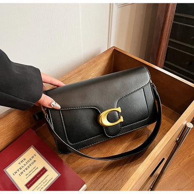 Luxury - Grade 2025 Women's Exclusive Small Square Shoulder Bag - Solid - Color Aesthetic, Niche - Style Design& Daily, Stylish