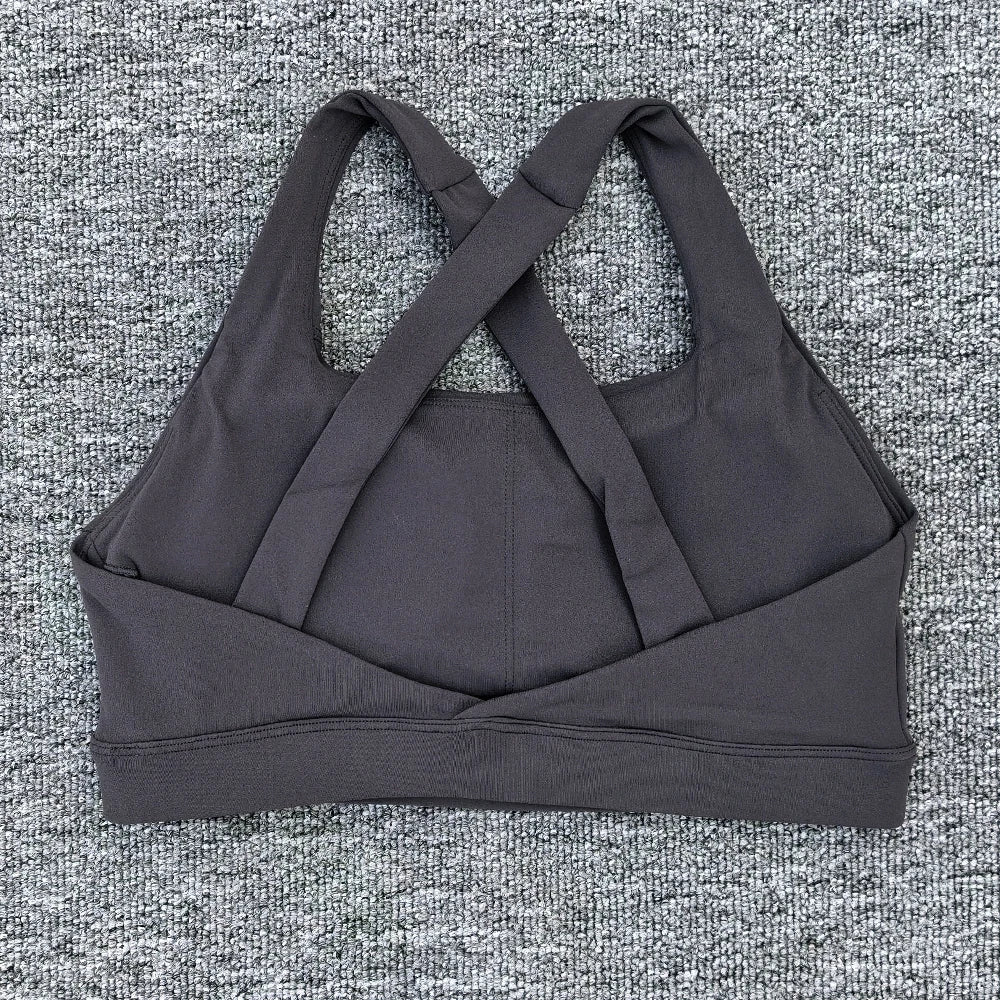 Breathable Sports Bra for Women, Fitness Top, Push Up Sport Bra, Fixed Pad, Yoga Underwear, Sport Tops Running Vest, Gym Wear