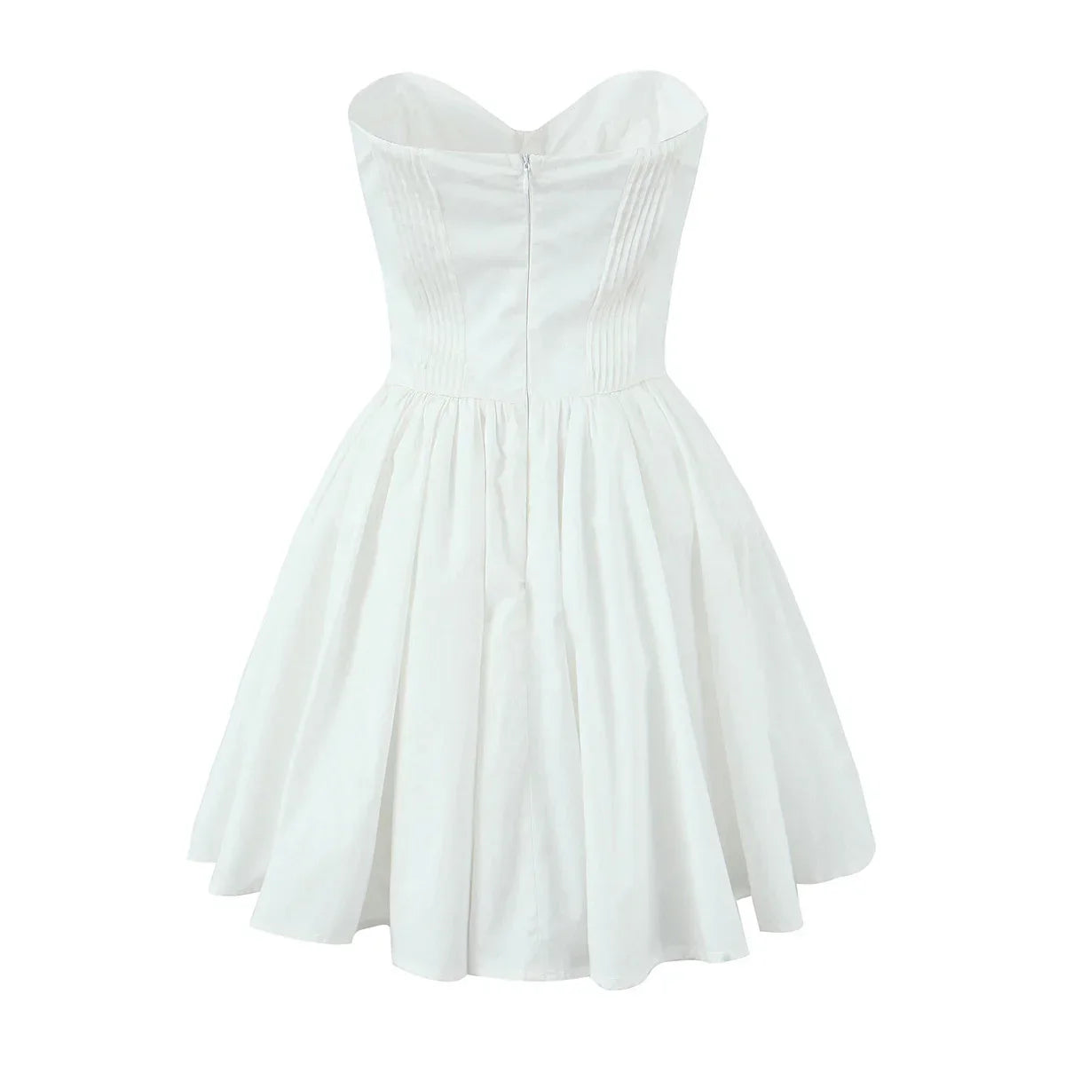 Luxury dresses women 2025 Summer dresses for women evening party dresses bodycon white mini dress elegant ruffle dress tube top