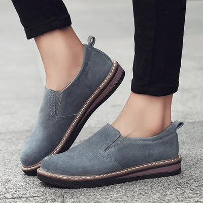 2023 Women's Sneakers Slip on Flat Shoes for Women Fashion Female British Style Casual Loafers Vulcanized Shoes Zapatos Mujer