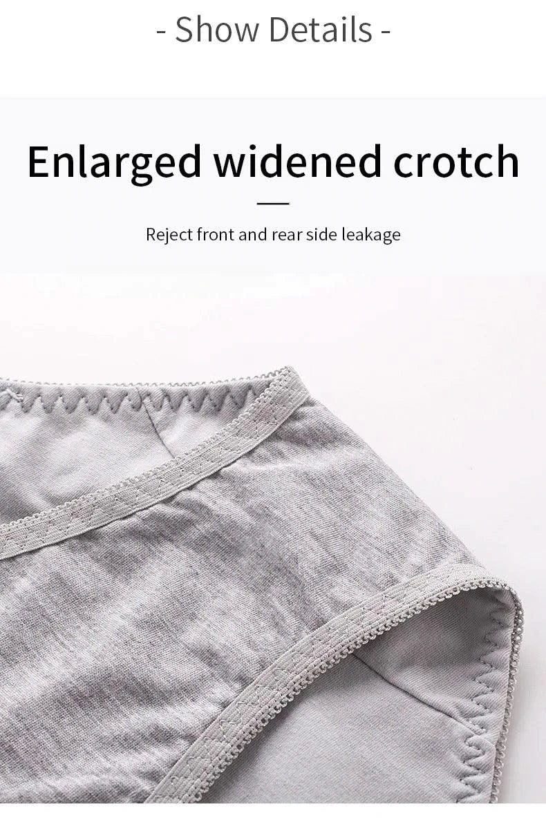 Women's Leak Proof Menstrual Panties lace Breathable SexysWaterproof Mid Waist Physiological Period Seamless  Underwear