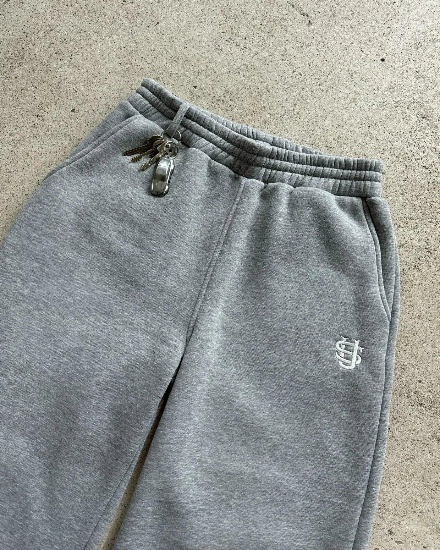 Harajuku embroidery pattern baggy pants retro loose sweatpants women joggers women pant leg zipper hip hop casual crop pants
