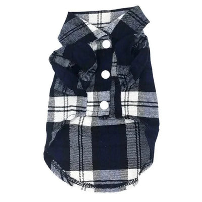 Pet Clothes Dog Shirt Summer For Small Medium Dogs Cat British Style Plaid Clothing Breathable Fashion Puppy Chihuahua T-shirt