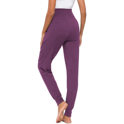 Spring Maternity Women's Casual Pants Premama Solid High Waist Strechy Lounge Trousers For Pregnant Women Joggers With Pockets