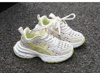 Children's sports shoes for boys and girls, new style for summer 2025, single mesh upper for breathability