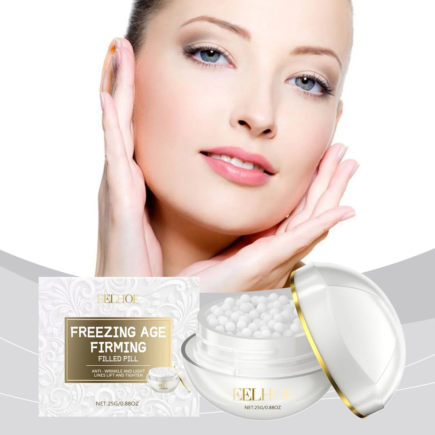 EELHOE Firming Skin Tightening Cream Moisturizing Facial Hydration Anti Aging Smooth Face Soothing Anti Wrinkle Removal Cream