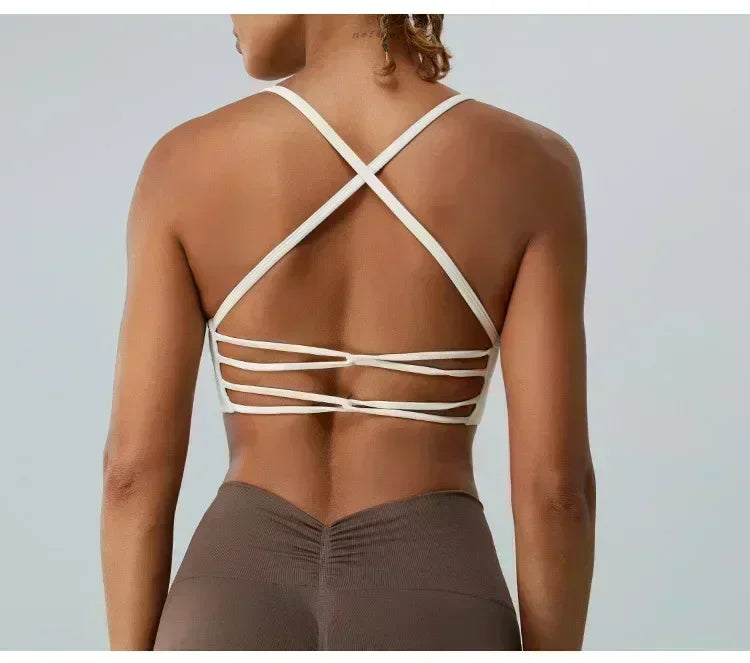 Yoga, Sports, Cycling, Vest, Halter Bra for Women, Seamless Breathable, High-support Sports Bra, Yoga, Running, Gym Exercise
