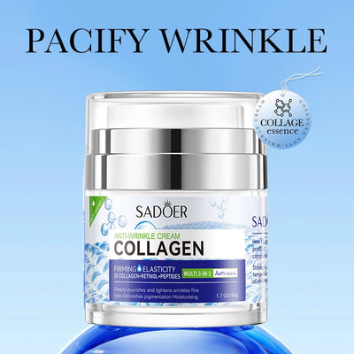 Collagen Face cream Moisturizing Anti-wrinkle nourishing Fade fine lines Smooth firm the skin Facial skin care