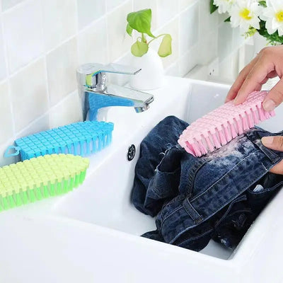 Flexible Cleaning Brush Home Kitchen Stove Cleaning Brush Bathtub Tile Scrubbing Clothes Brush Home Tool Bendable Cleaning Brush