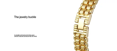 Luxury Ladies' Watch Retro Elegant Gold Silver Small Square Watch High Quality Watchchain Gift Watches For Women