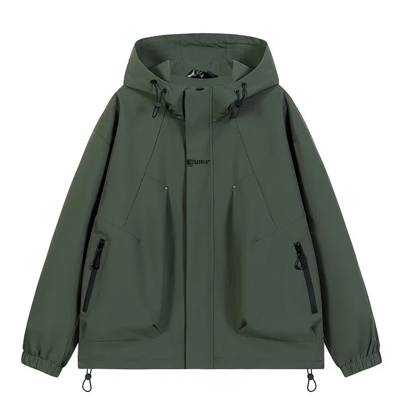 New Waterproof Hiking Jacket Women Windproof Sports Coat Hooded Windbreaker Jackets Men Outdoor Ride Climbing Running Jacket